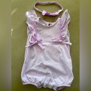 isobella and chloe baby bubble and headband bow